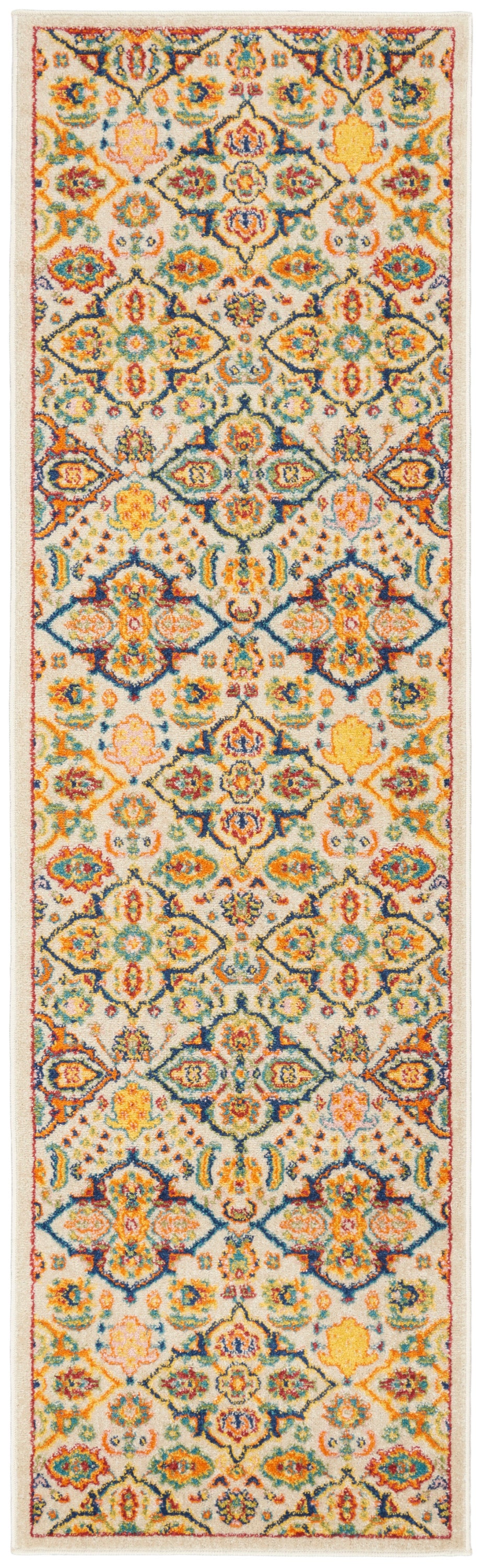 Nourison Home Allur ALR03 Ivory Multicolor Transitional Power-loomed Rug