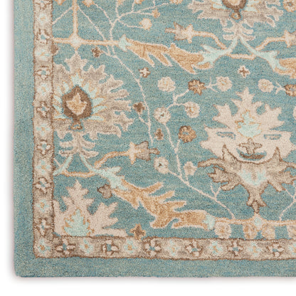 Nourison Home Jazmine  Blue  Traditional