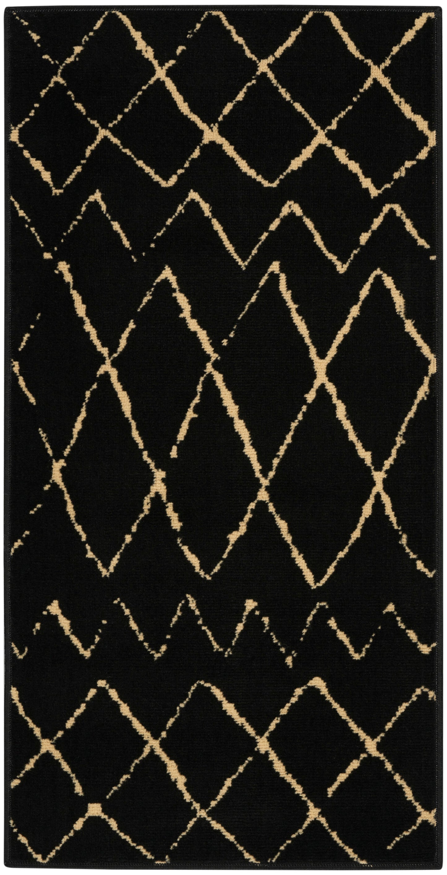 Nourison Home Grafix GRF04 Black Contemporary Power-loomed Rug