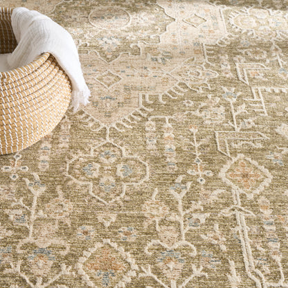 Nourison Home Retreat  Green  Traditional