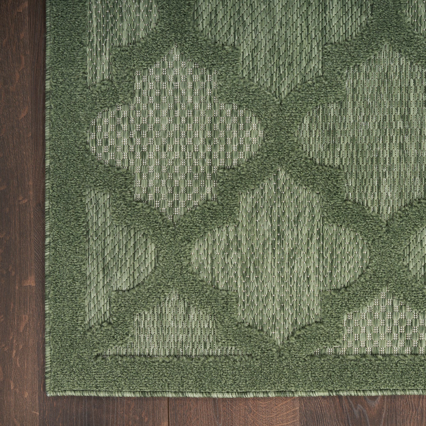 Nourison Home Easy Care  Green  Contemporary