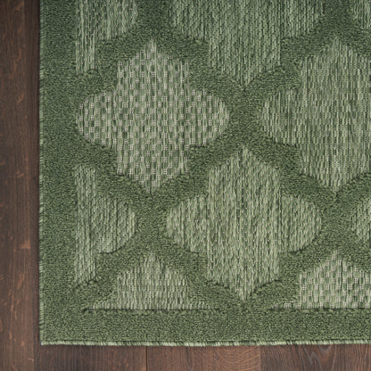 Nourison Home Easy Care  Green  Contemporary