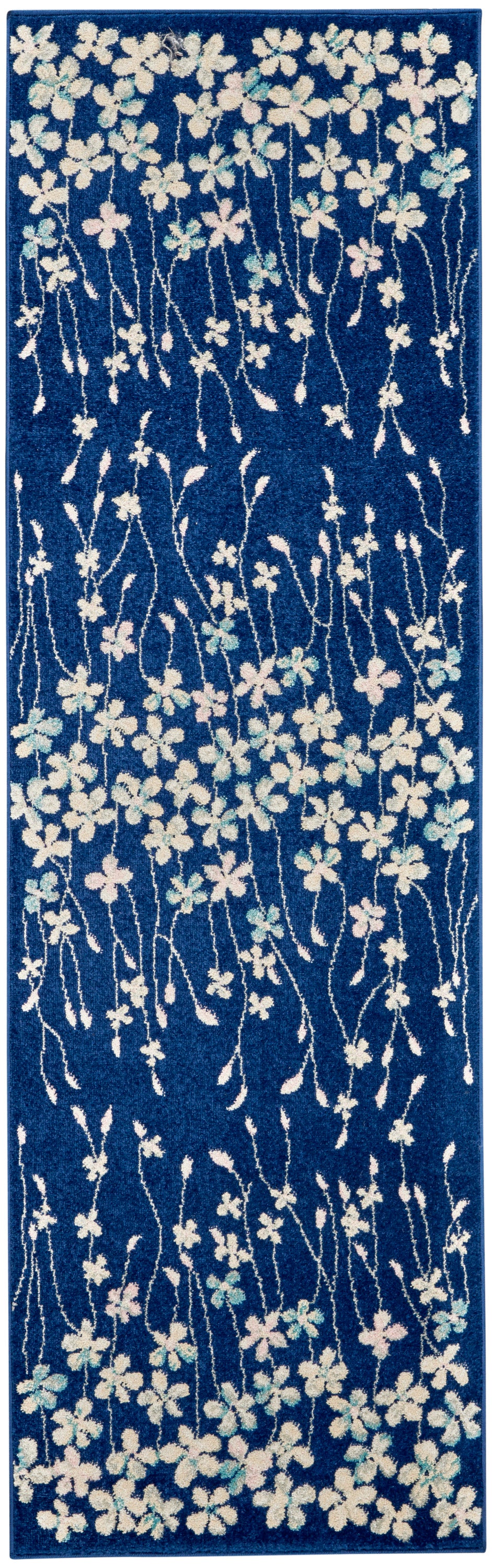 Nourison Home Tranquil TRA04 Navy Contemporary Power-loomed Rug