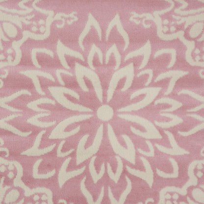 Nourison Home Jubilant  Ivory Pink  Transitional