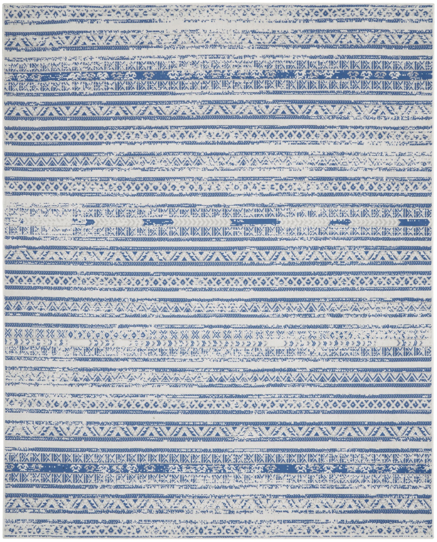 Nourison Home Whimsicle  Ivory Blue  Transitional