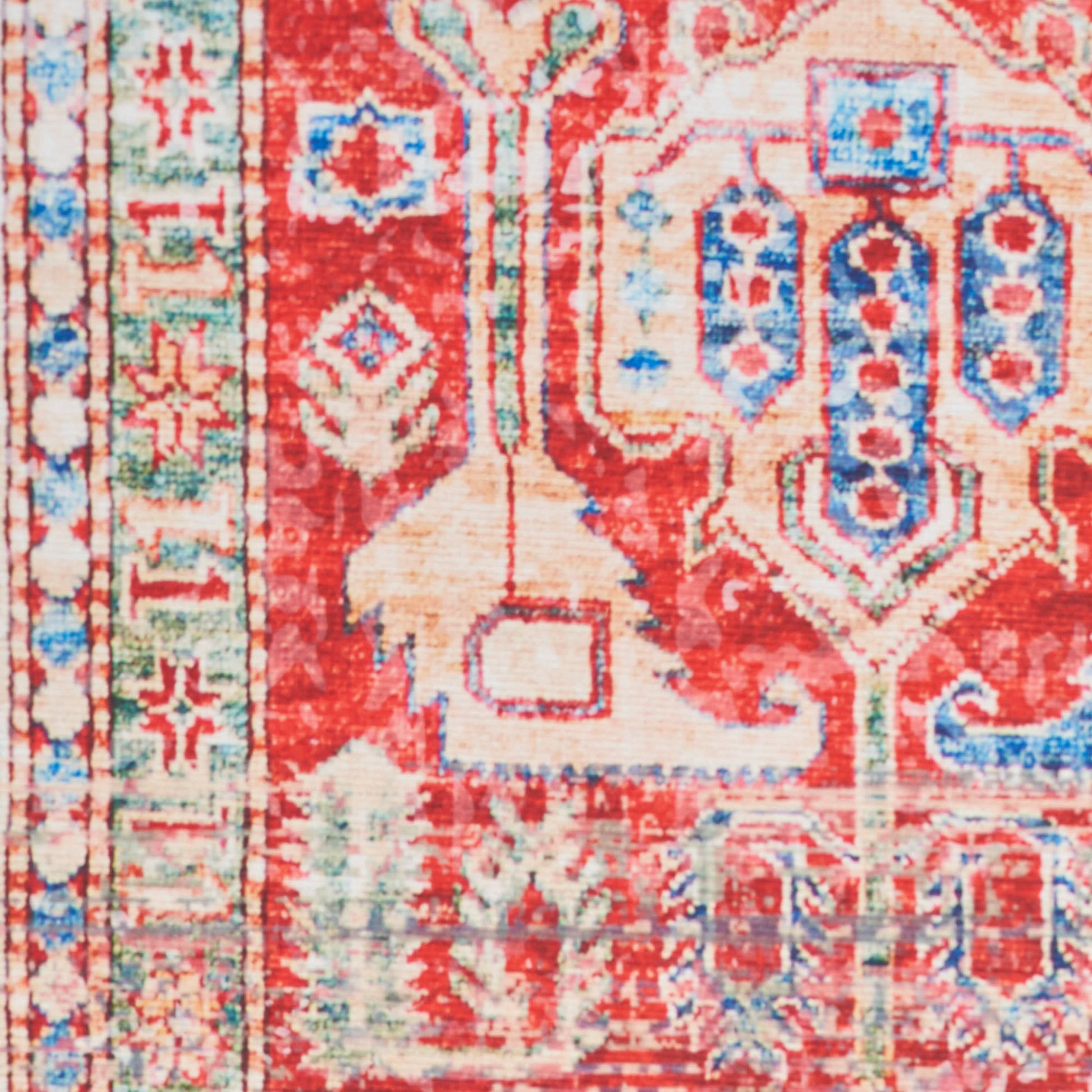 Nourison Home Fulton  Red  Traditional
