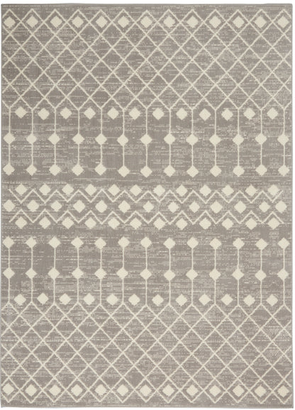 Nourison Home Grafix GRF37 Grey Transitional Power-loomed Rug