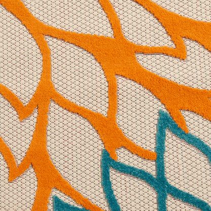 Nourison Home Aloha  Green  Contemporary