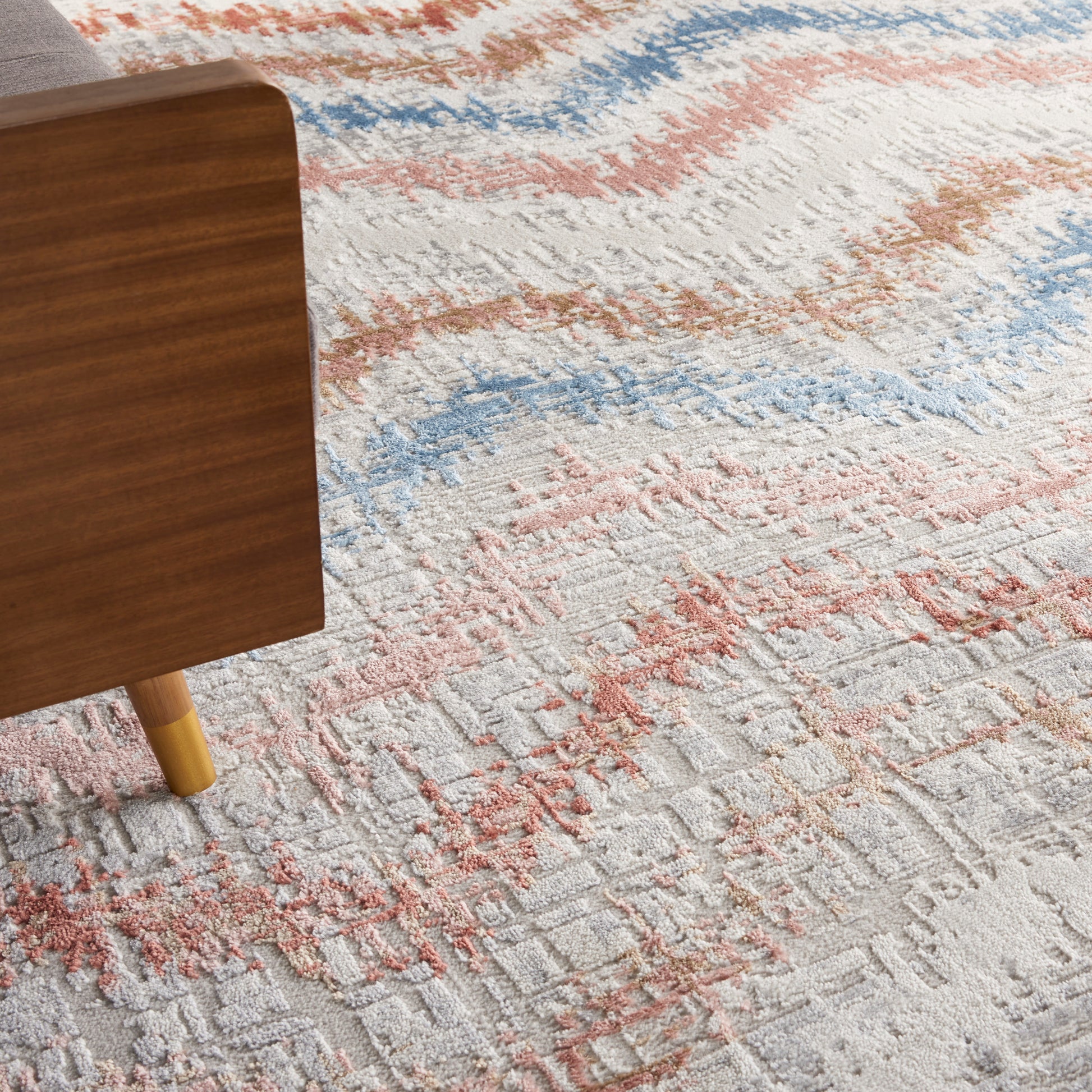 Nourison Home Elation  Ivory Multicolor  Contemporary