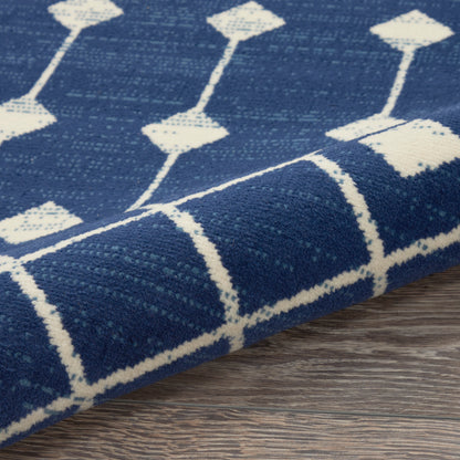 Nourison Home Grafix  Navy  Transitional