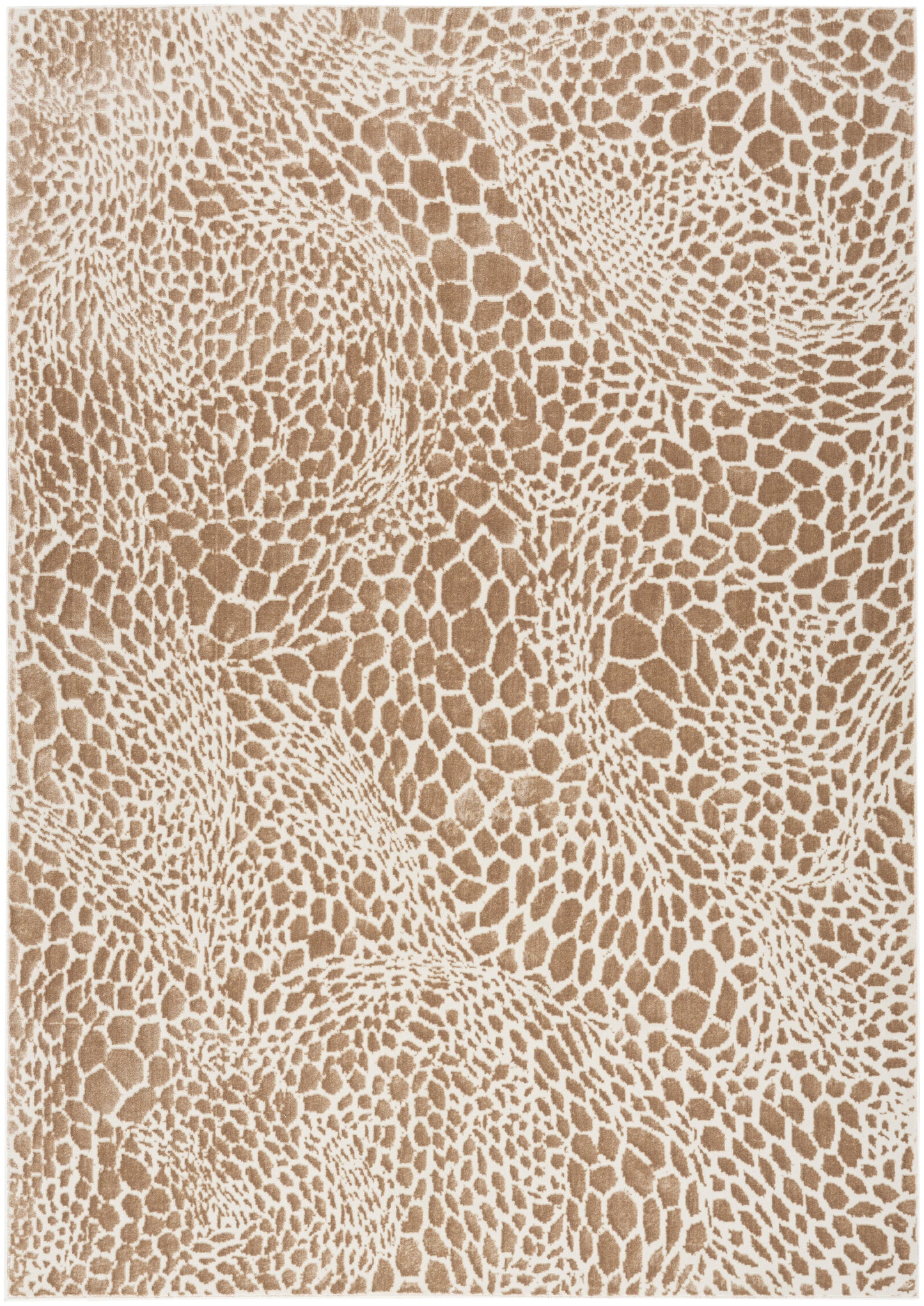 Nourison Home Desire DSR08 Camel Silver Contemporary Power-loomed Rug