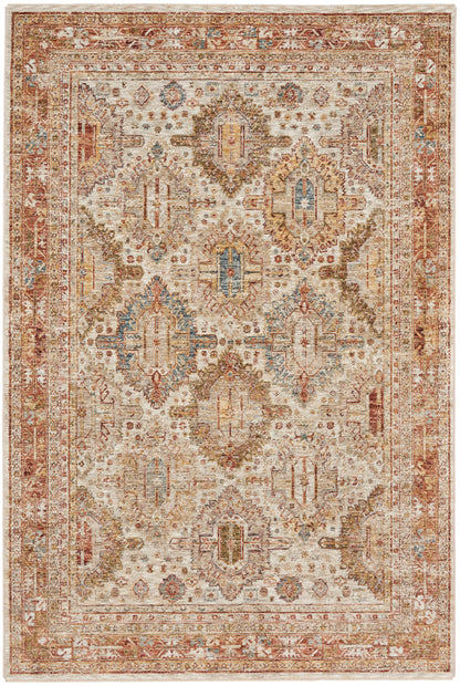 Nourison Home Sahar SHR01 Ivory Multicolor Traditional Power-loomed Rug