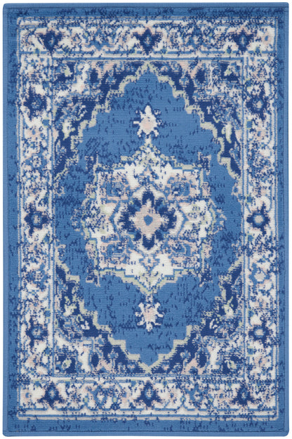 Nourison Home Whimsicle WHS03 Navy Transitional Power-loomed Rug