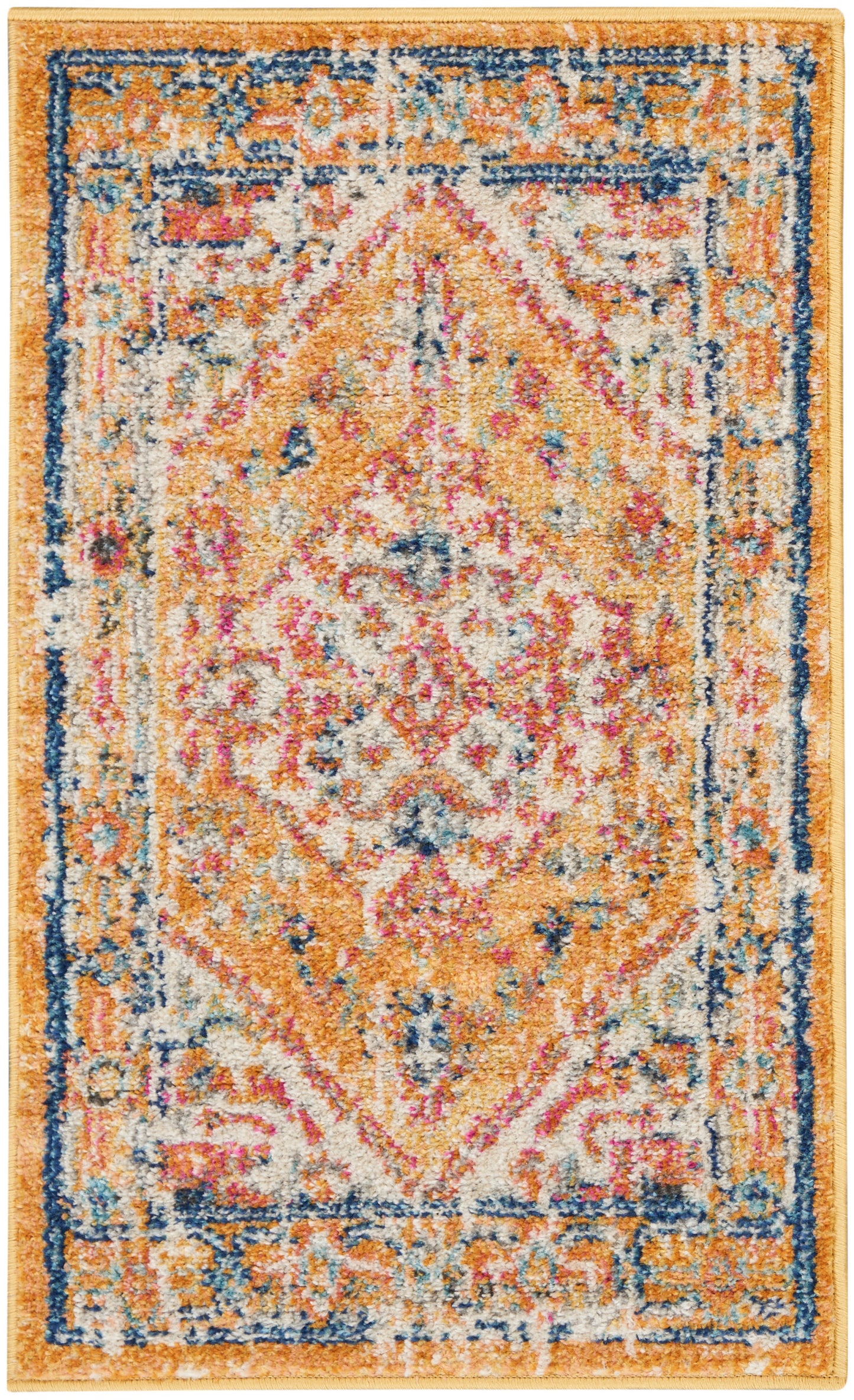 Nourison Home Passion PSN23 Ivory Yellow Transitional Power-loomed Rugs