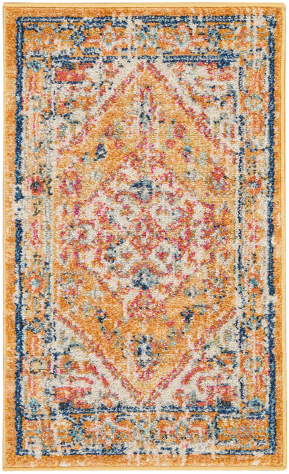 Nourison Home Passion PSN23 Ivory Yellow Transitional Power-loomed Rugs