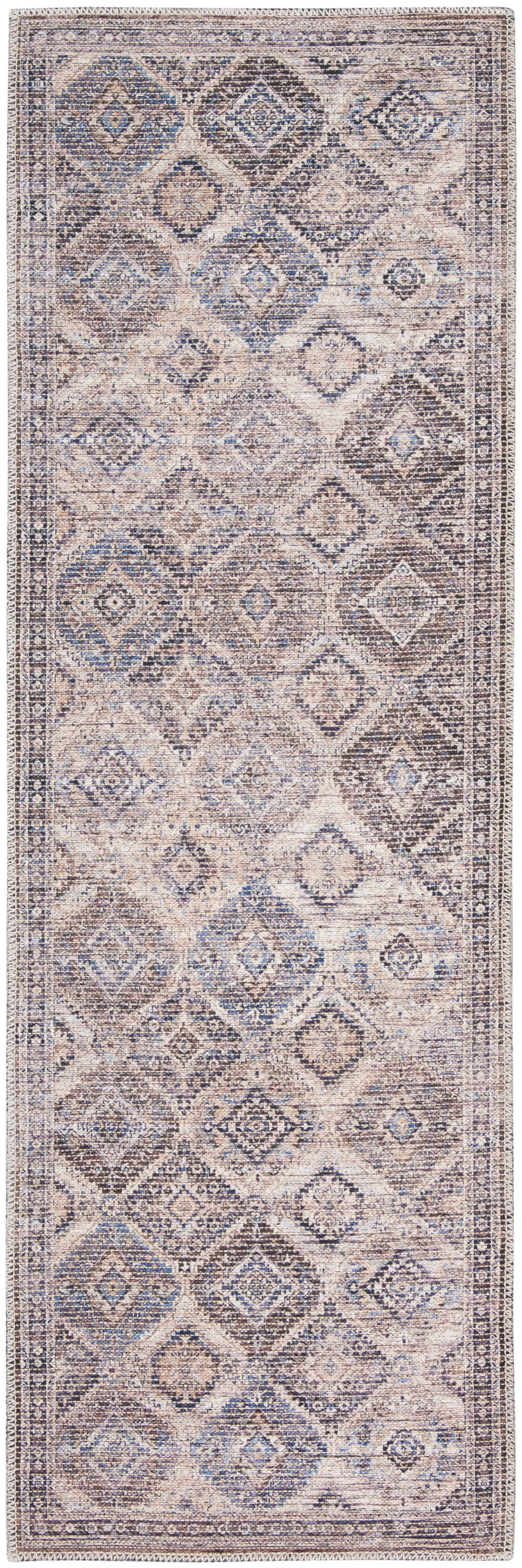 Nourison Home New Concept Washables SR103 Ivory Latte Traditional Machine Woven Rug