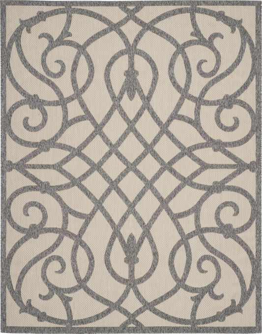 Nourison Home Cozumel  Cream Grey  Contemporary