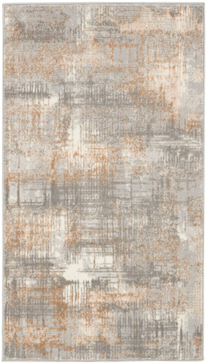 Calvin Klein CK950 Rush CK951 Grey Beige Contemporary Power-loomed Rug