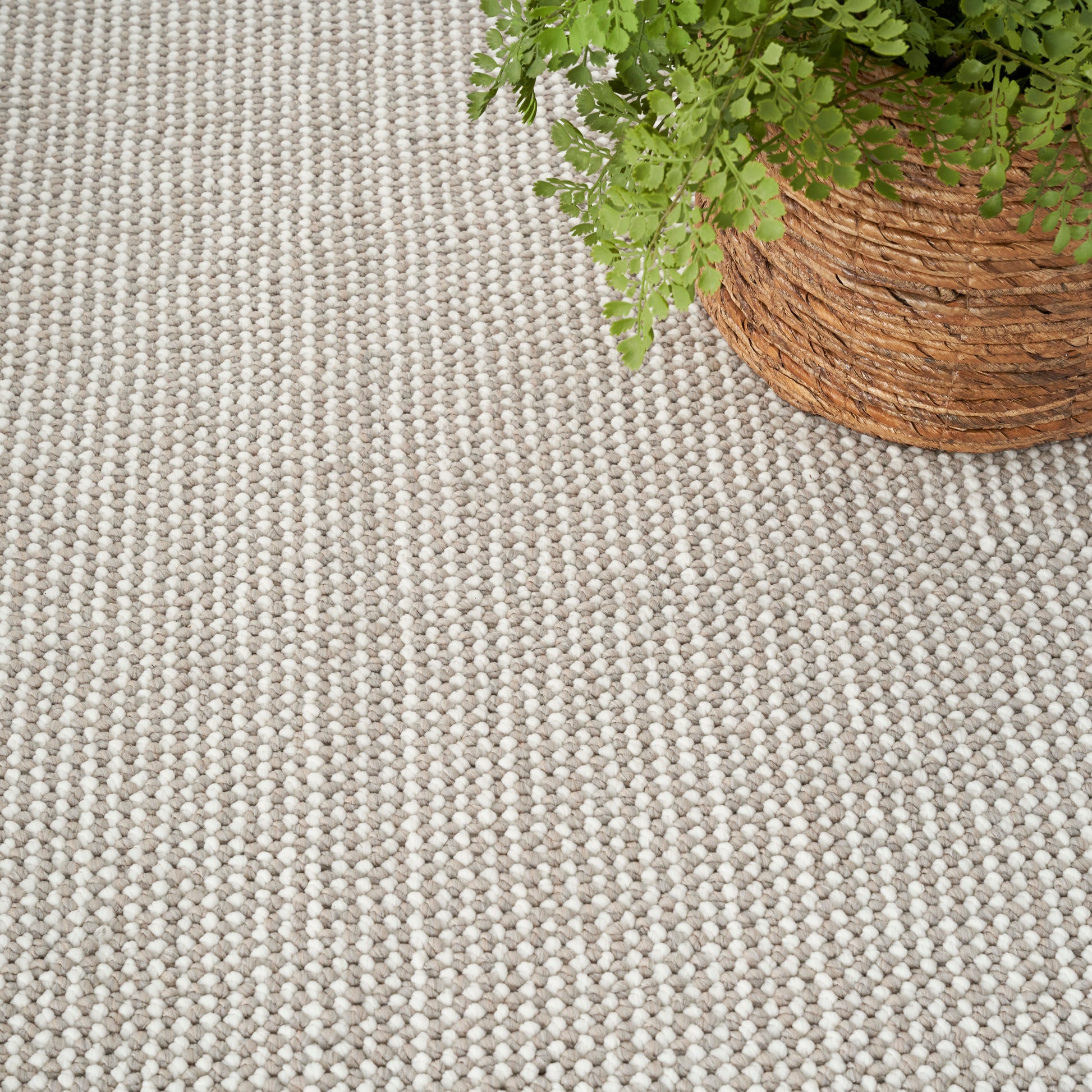 Nourison Home Natural Texture  Ivory Mocha  Contemporary