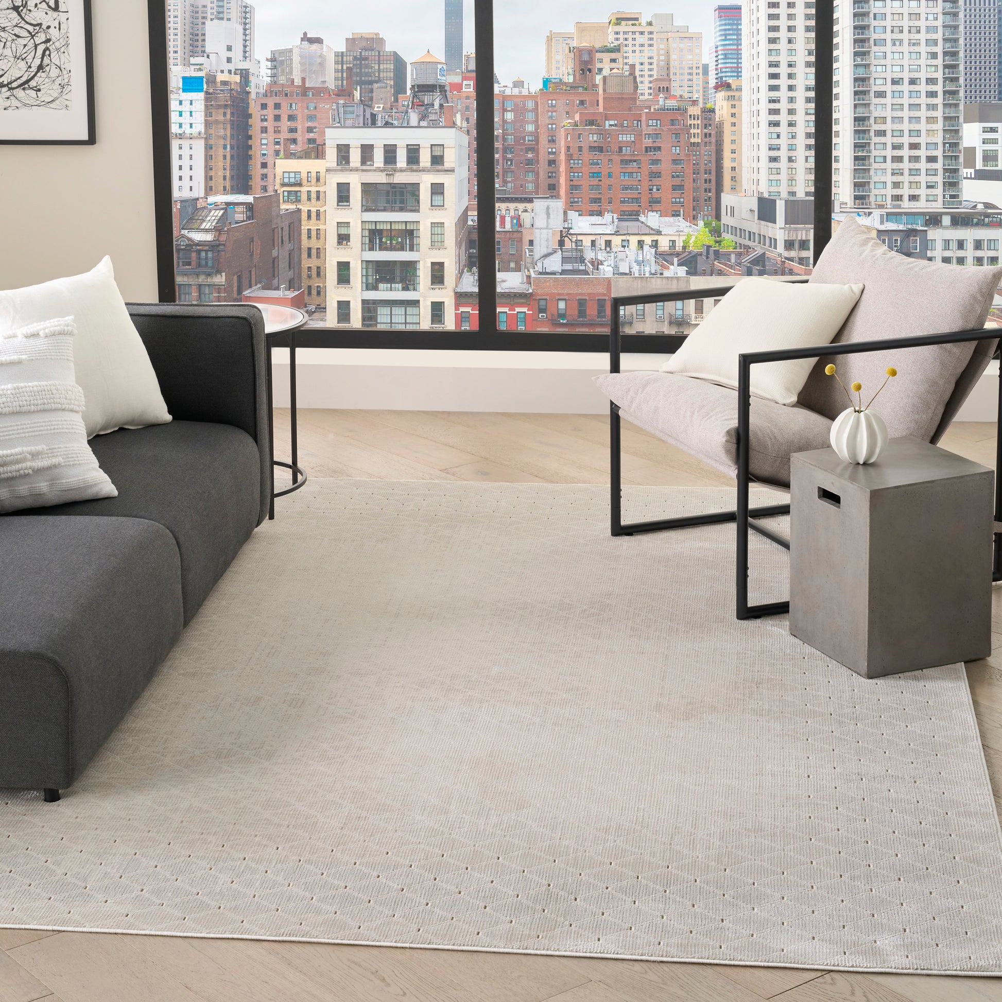 DKNY Grand Street  Ivory  Contemporary