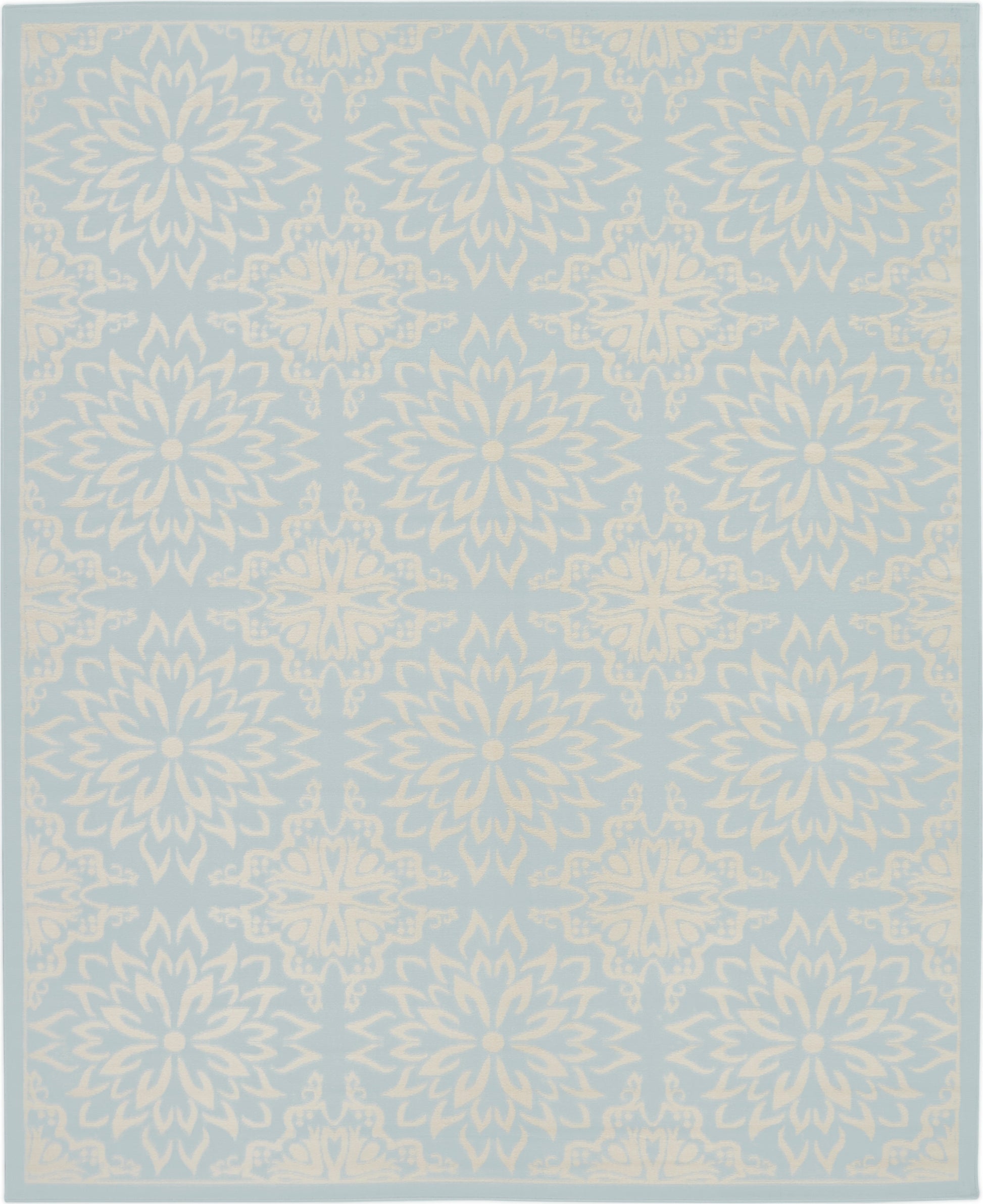 Nourison Home Jubilant  Ivory Light Blue  Transitional