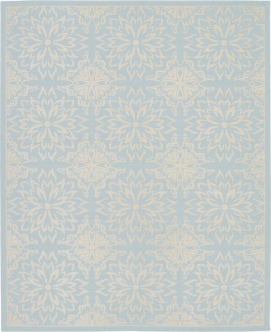 Nourison Home Jubilant  Ivory Light Blue  Transitional