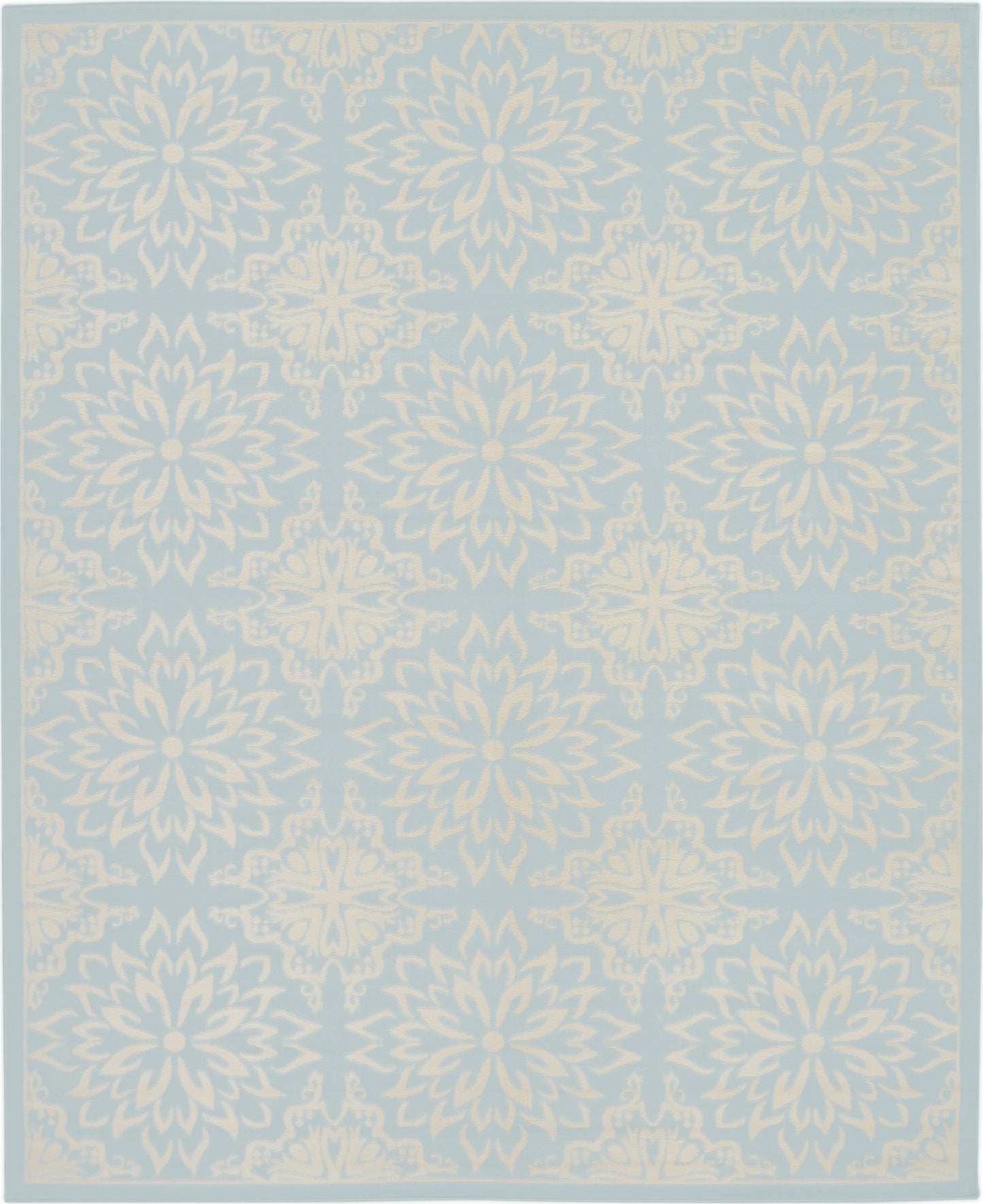 Nourison Home Jubilant  Ivory Light Blue  Transitional