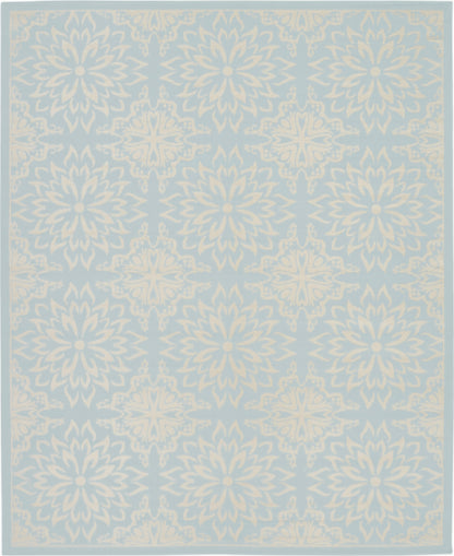 Nourison Home Jubilant  Ivory Light Blue  Transitional