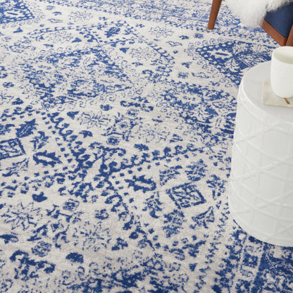 Nourison Home Whimsicle  Ivory Navy  Transitional