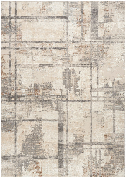 Nourison Home Sustainable Trends SUT02 Ivory Multicolor Contemporary Power-loomed Rug