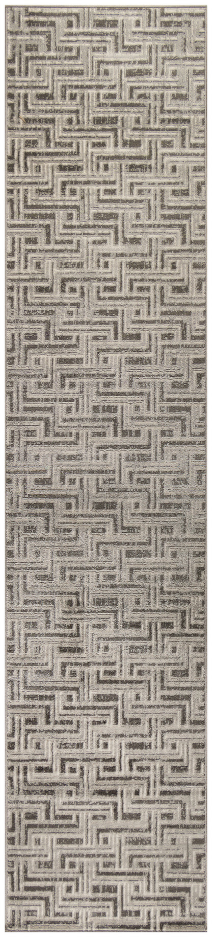 Nourison Home Serenity Home SRH04 Grey Ivory Transitional Loom-woven Rug