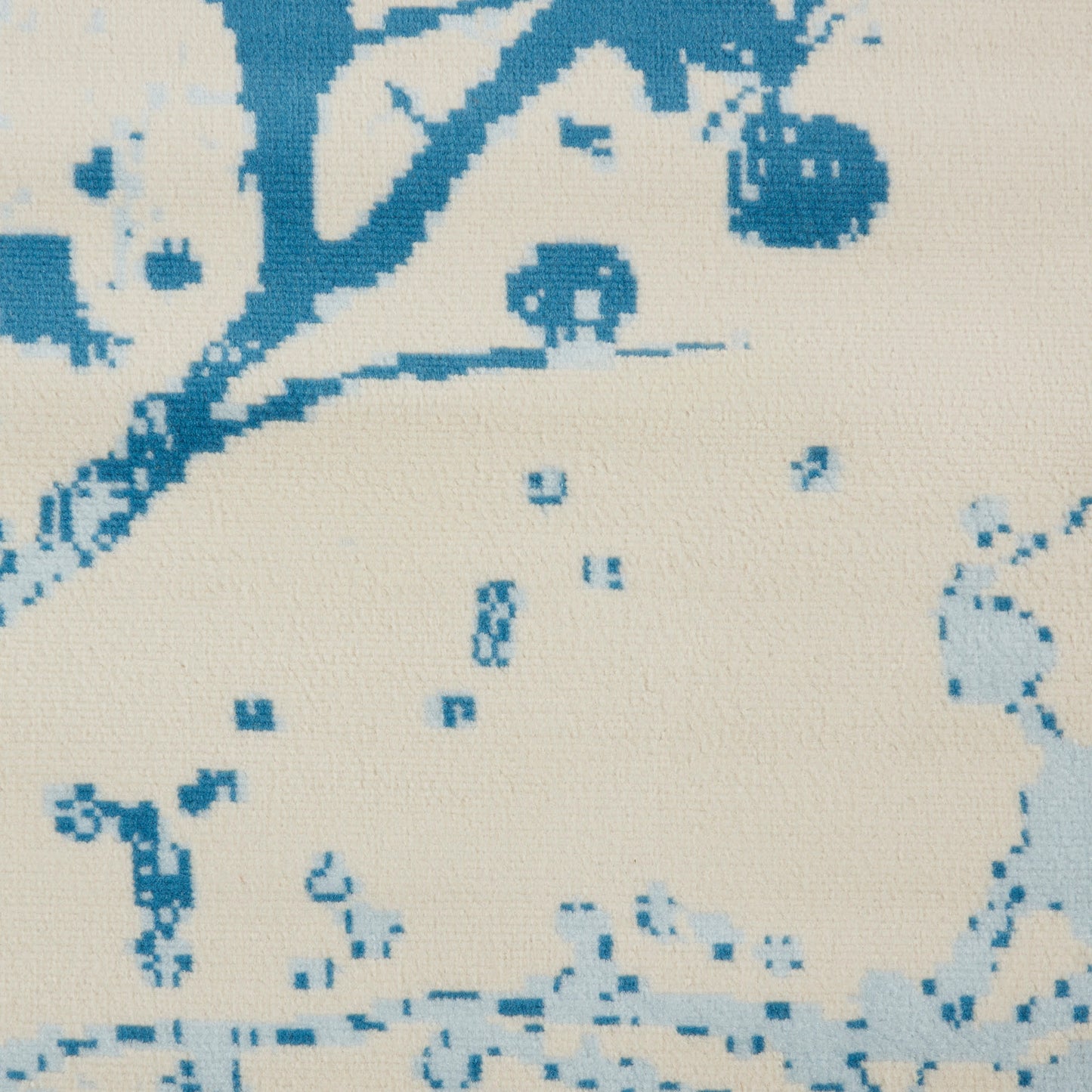 Nourison Home Jubilant  Ivory Blue  Contemporary