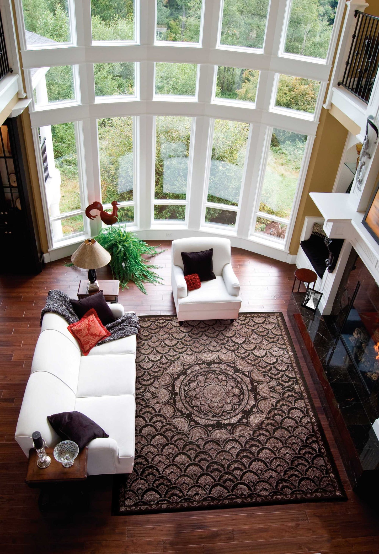 Nourison Home Regal  Espresso  Traditional