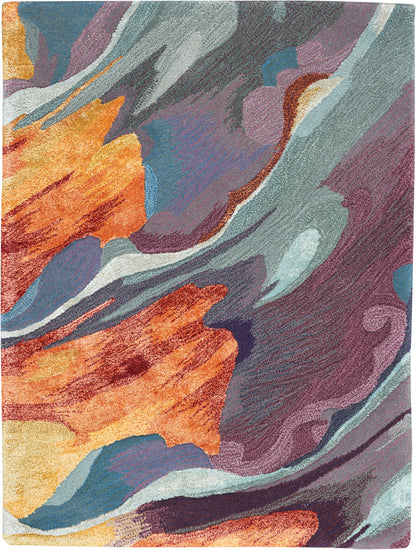 Nourison Home Prismatic PRS08 Multicolor Contemporary Hand Tufted Rug