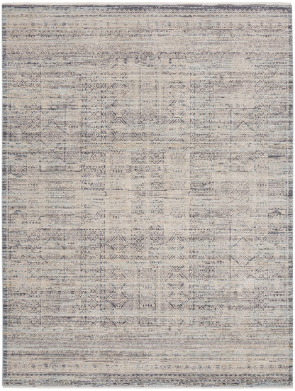 Nourison Home Lynx  Ivory Blue  Transitional