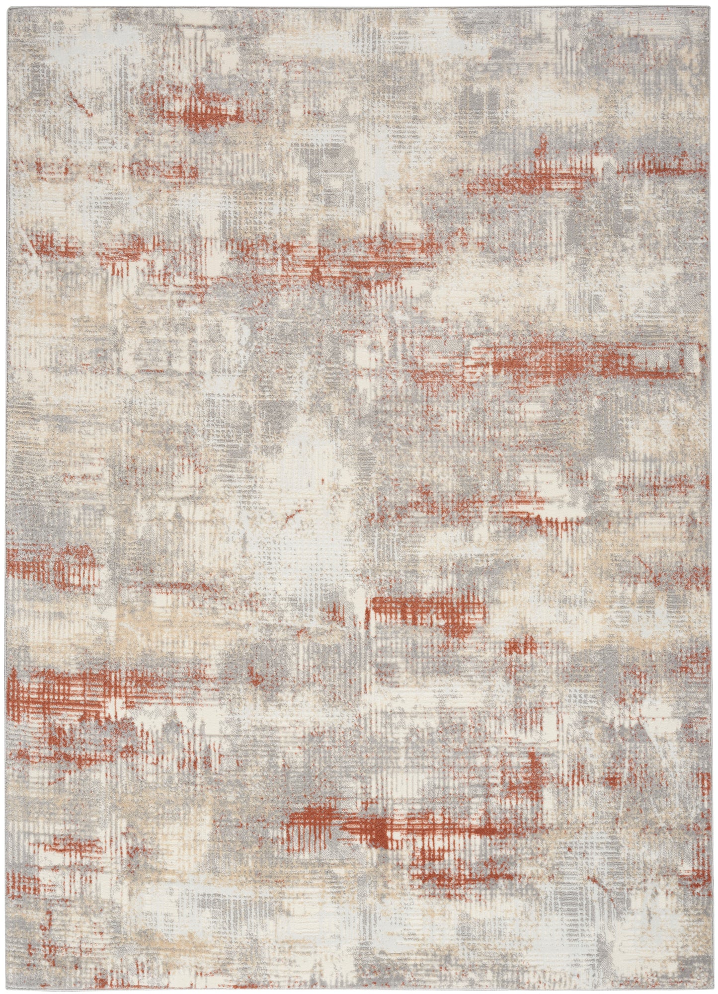 Calvin Klein CK950 Rush CK951 Ivory Multicolor Contemporary Power-loomed Rug