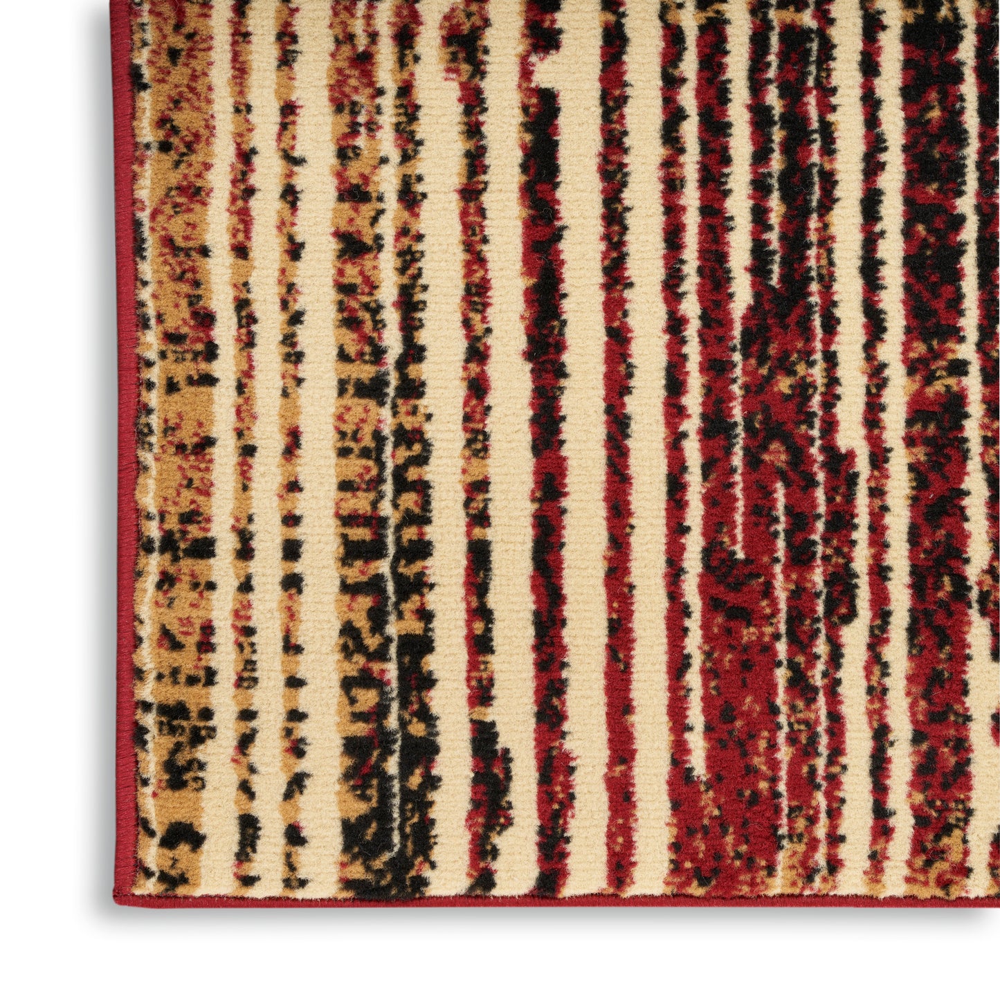 Nourison Home Grafix  Brick Multicolor  Contemporary