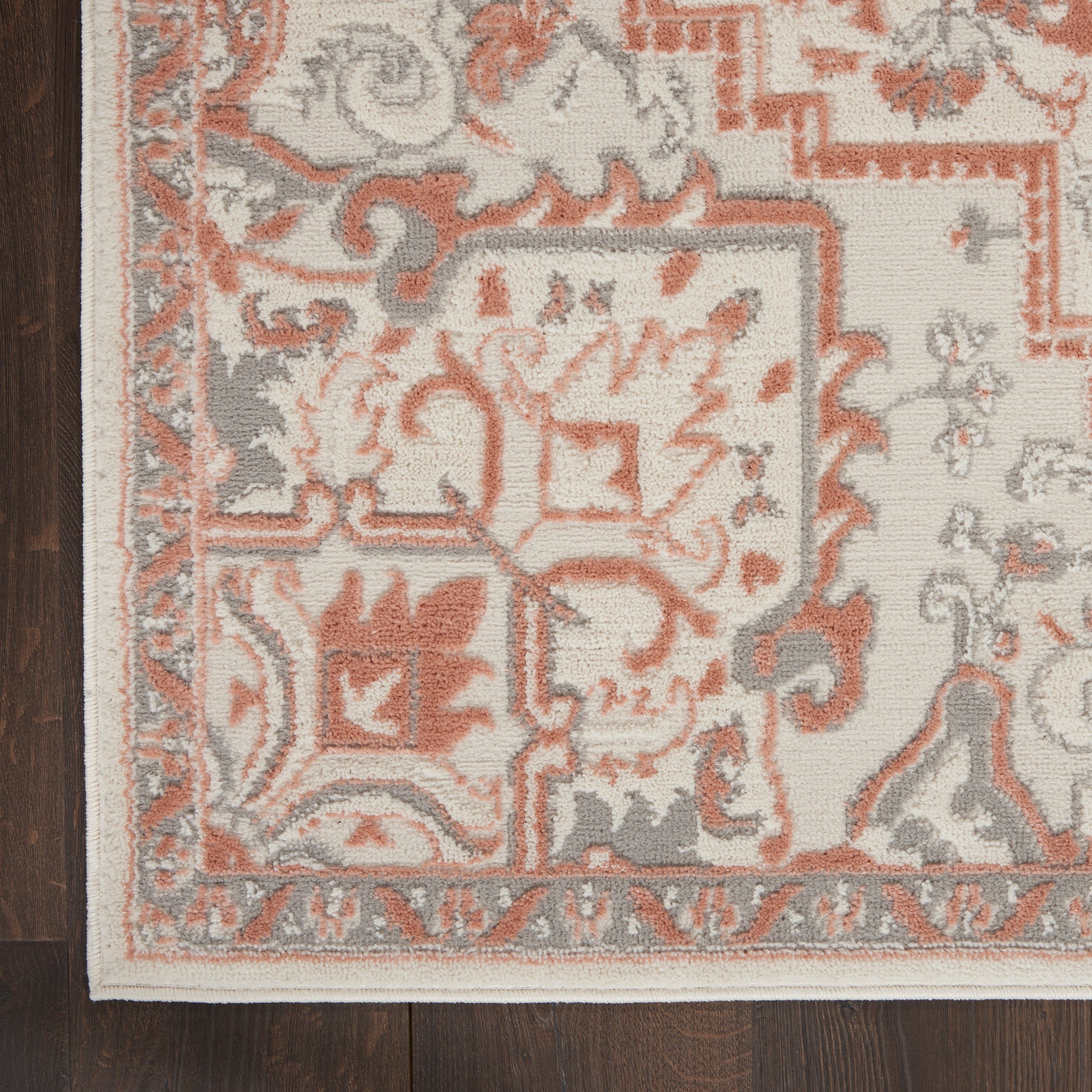 Nourison Home Elation  Ivory Brick  Traditional