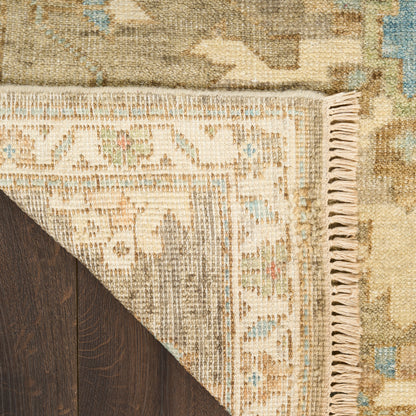 Nourison Home Heritage Vine  Charcoal  Traditional