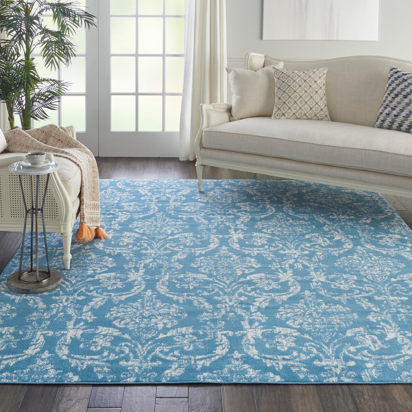 Nourison Home Jubilant  Blue  Transitional