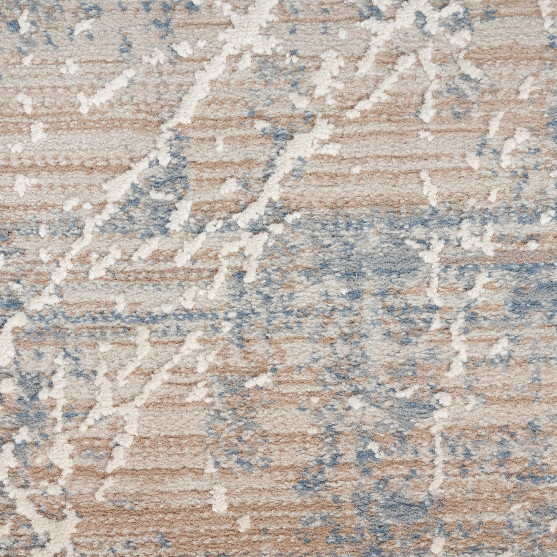 Nourison Home Exhale  Beige Blue  Contemporary
