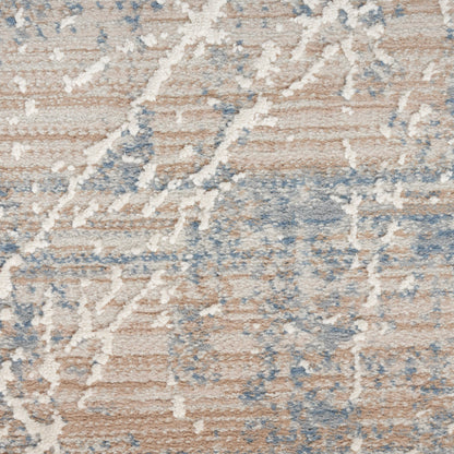 Nourison Home Exhale  Beige Blue  Contemporary