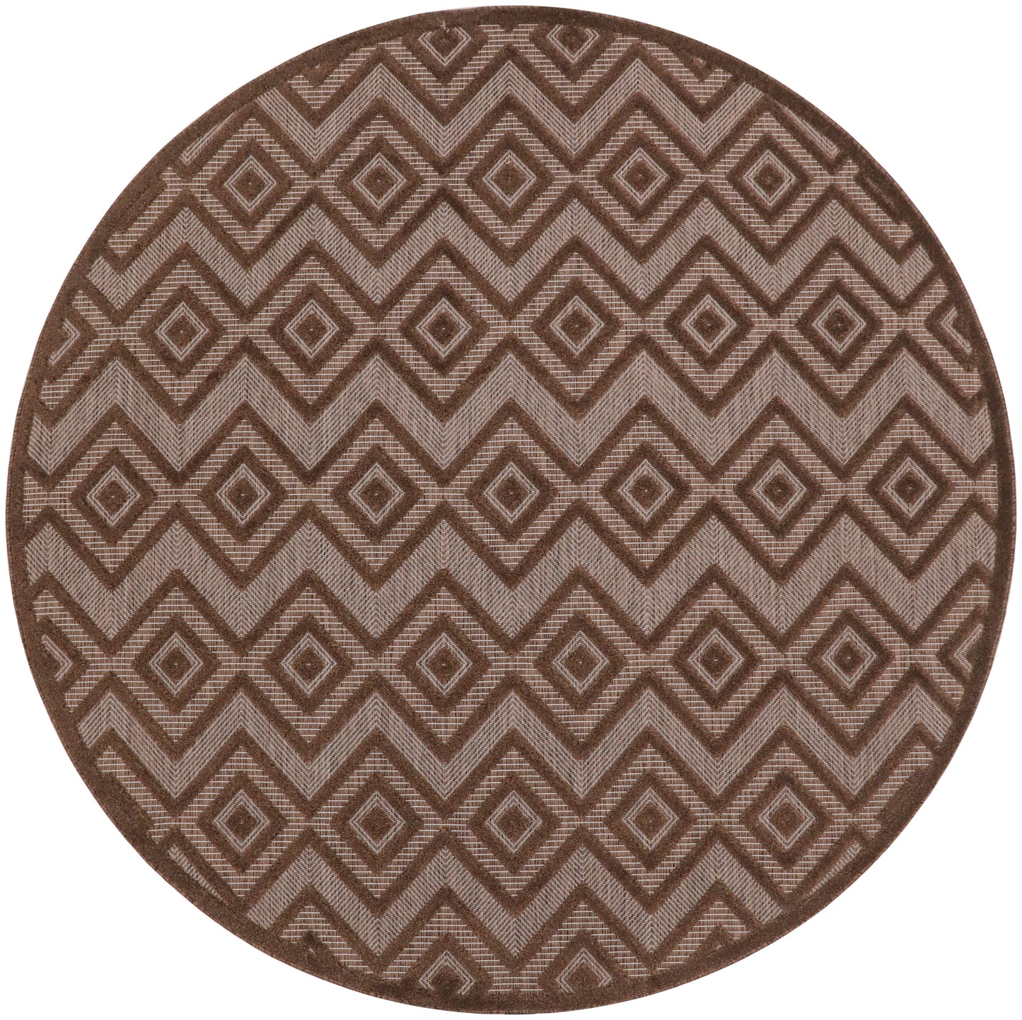 Nourison Home Versatile NRV01 Brown Contemporary Flat Weave Rug
