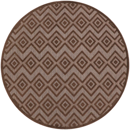 Nourison Home Versatile NRV01 Brown Contemporary Flat Weave Rug