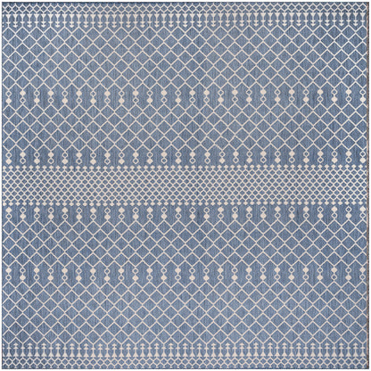 Nourison Home Positano POS02 Navy Blue Contemporary Power-loomed Rug