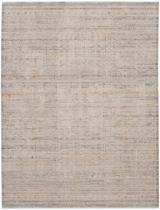 Nourison Home Lynx  Ivory Multicolor  Transitional