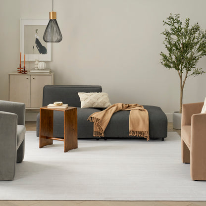 Nourison Home Washable Essentials  Ivory Grey  Contemporary