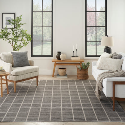 Nourison Home Serenity Home  Grey Ivory  Contemporary