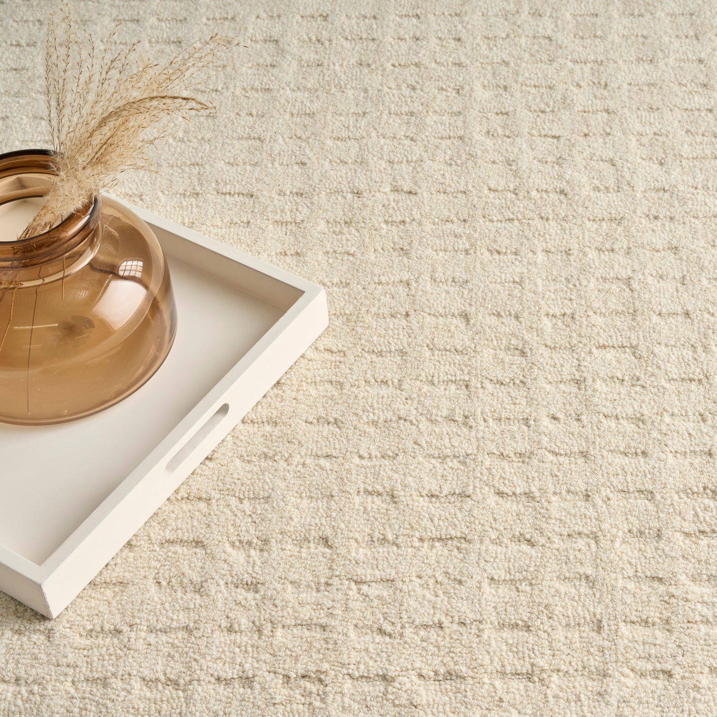 DKNY Pure Grids  Ivory Beige  Contemporary