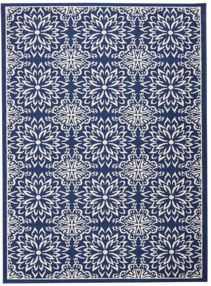 Nourison Home Jubilant JUB06 Navy Ivory Transitional Power-loomed Rug